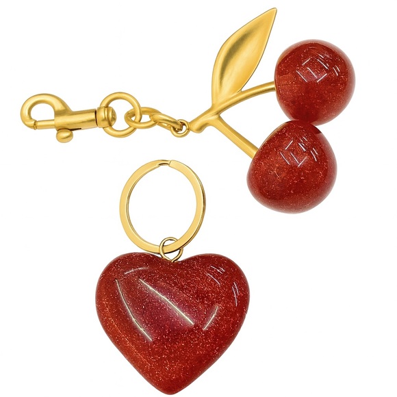 Red Heart and Cherry Charm - Picture 3 of 5
